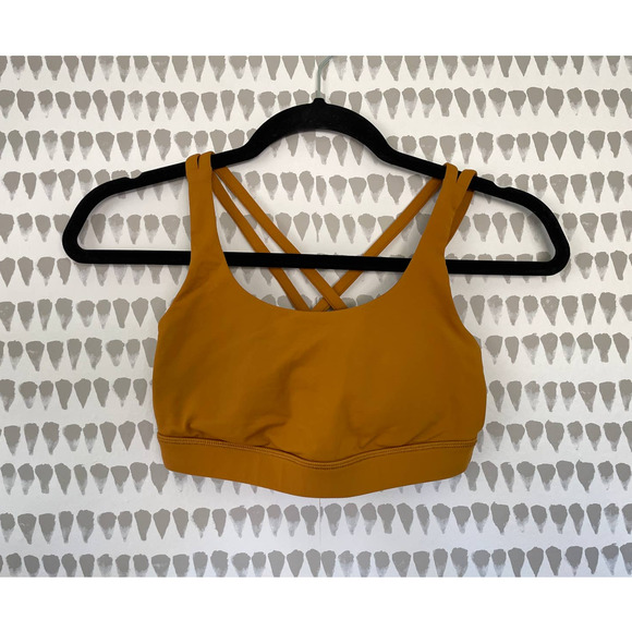 Lululemon Energy Bra Fools Gold - Picture 1 of 3